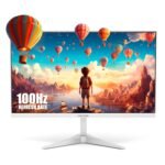 22-Inch Frameless Flat LED Light Weight Monitor (White, 100Hz)