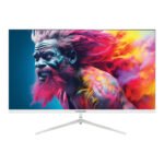 22-Inch Frameless Curve LED Monitor ( White, 100Hz ) - Image 4