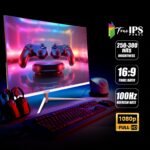 27-Inch Frameless Flat LED Monitor (White, 100Hz) - Image 6