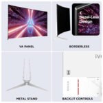 32-Inch Curved LED Monitor (White, 100Hz) - Image 3