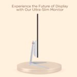 22-Inch Frameless Flat LED Monitor (White, 100Hz) - Image 5