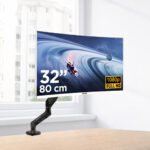 Monitor 32" Frameless Curve + Monitor Arm