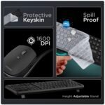 Spice Wireless Keyboard & Mouse Combo with Keyskin - Image 4
