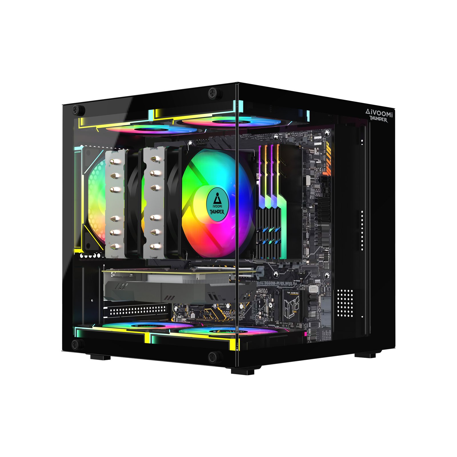 Thunder Gaming Computer Cabinet - iVOOMi