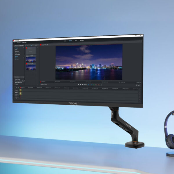 Monitor 29" Flat Ultrawide + Monitor Arm