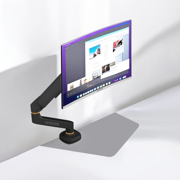 Monitor 24" Frameless Curve + Monitor Power Arm