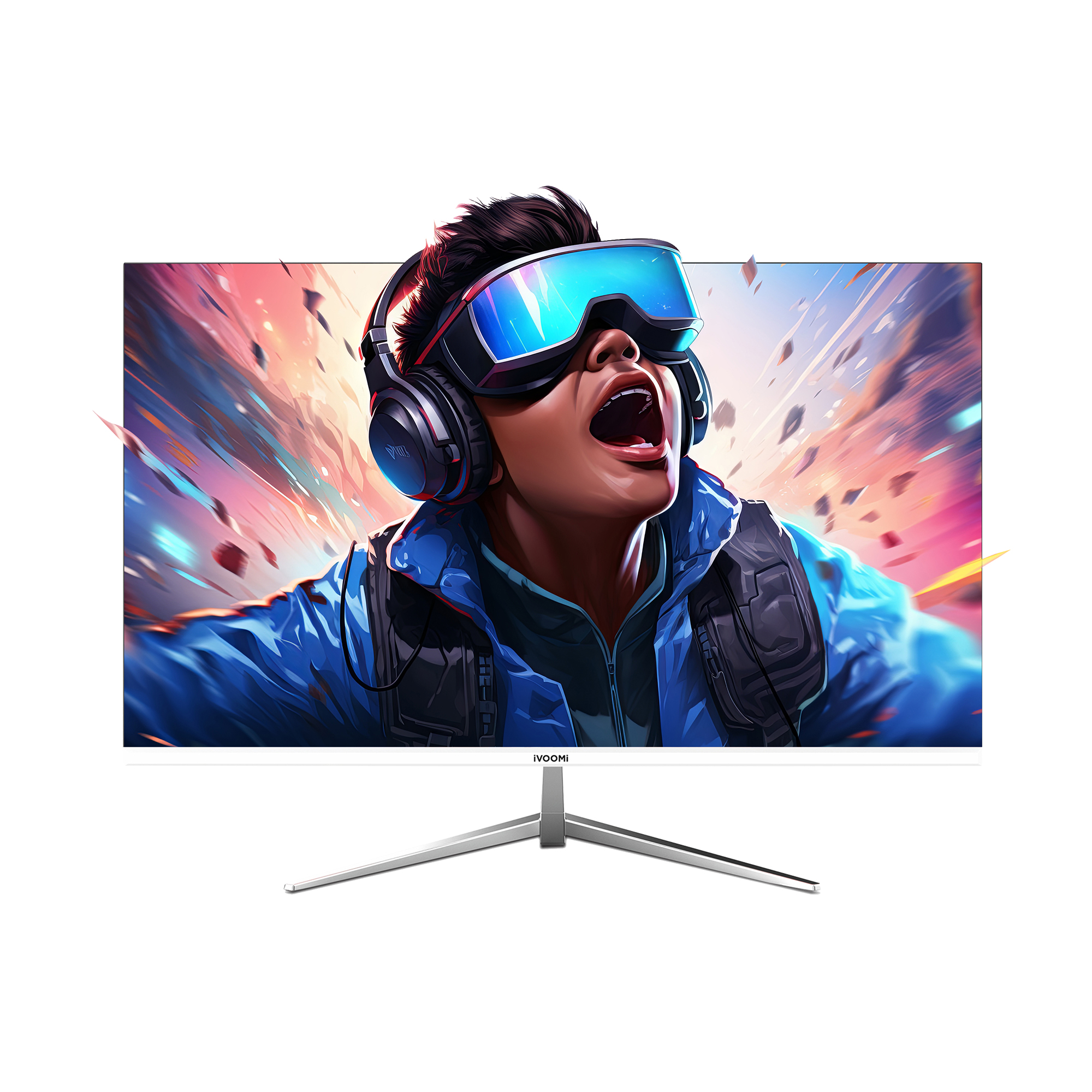 Monitor 27" Frameless Flat + Monitor Arm + Spice Combo