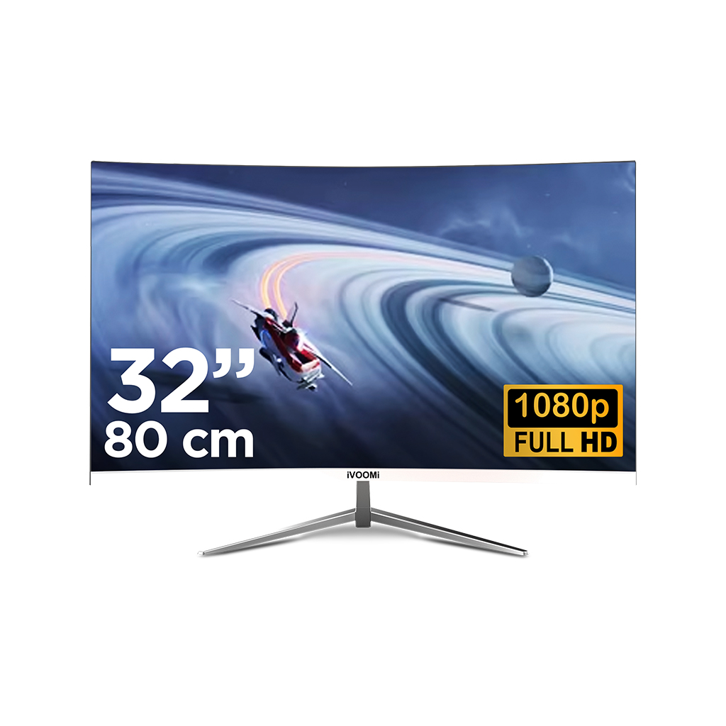 Monitor 32" Frameless Curve + Monitor Arm