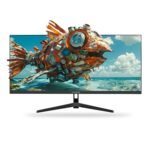 29-Inch Frameless Flat Ultrawide Monitor (Black, 100Hz)