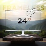 24-Inch Frameless Curved LED Monitor (White, 120Hz) - Image 4