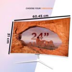 24-Inch Frameless Curved LED Monitor (White, 120Hz) - Image 5