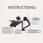 Duo Dock (Monitor + Laptop Stand with Magnatic Mobile Holder) Stand - Image 4