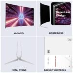 32-Inch Curved LED Monitor (White, 100Hz) - Image 3