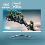 32-Inch Frameless Flat Monitor (White, 100Hz) - Image 2