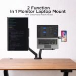 Duo Dock (Monitor + Laptop Stand with Magnatic Mobile Holder) Stand - Image 7