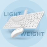 Zoox White Wireless Keyboard & Mouse Combo - Image 6