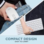 Zoox White Wireless Keyboard & Mouse Combo - Image 4